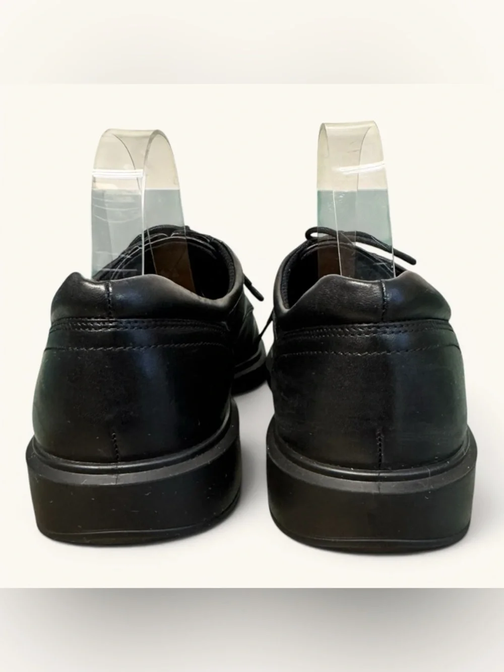Ecco Helsinki 2.0 Bike Toe Derby Black Leather Size 46 / 12-12.5
